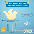 Bird Wooden Wind Chime - Perfect Gift for Kids